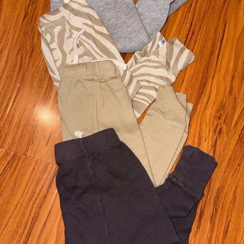 Honest baby sweats Set - Black, Tan, Gray